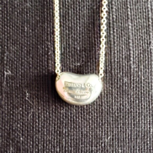 Tiffany & Co. Elsa Peretti® Bean® design Pendant Necklace Sterling Silver - Picture 10 of 15